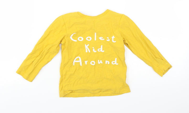 Matalan Baby Yellow   Basic T-Shirt Size 18-24 Months