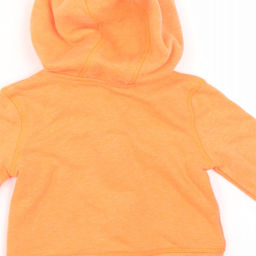 George Baby Orange   Full Zip Jumper Size 12-18 Months