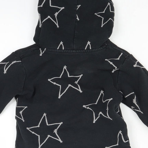 Marks and Spencer Baby Black Geometric  Pullover Jumper Size 18-24 Months  - stars