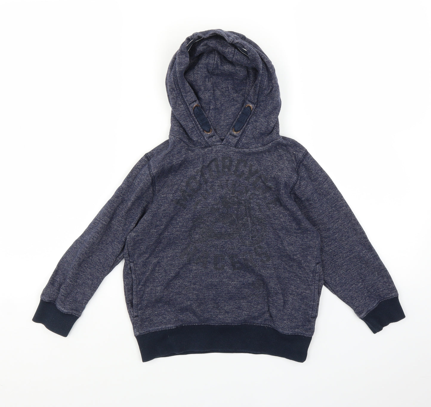 NEXT Boys Blue  Rayon Pullover Hoodie Size 6 Years