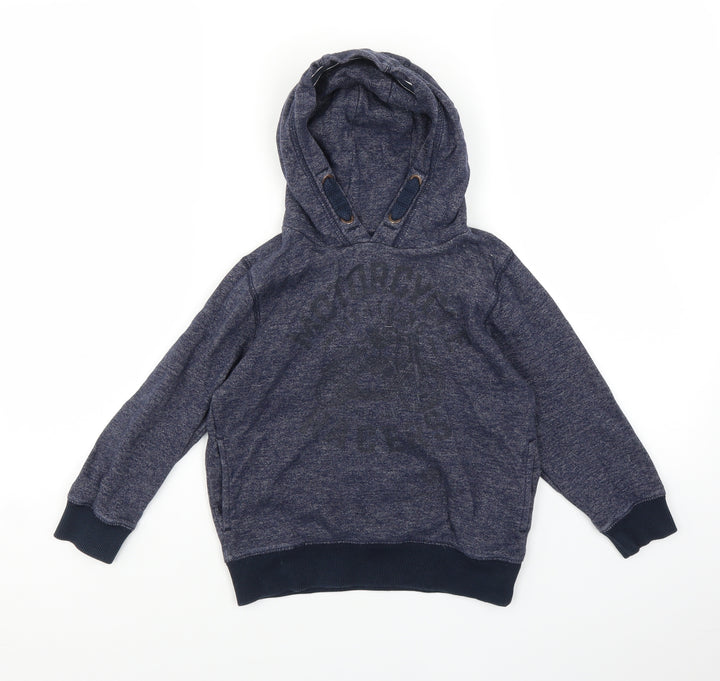 NEXT Boys Blue  Rayon Pullover Hoodie Size 6 Years