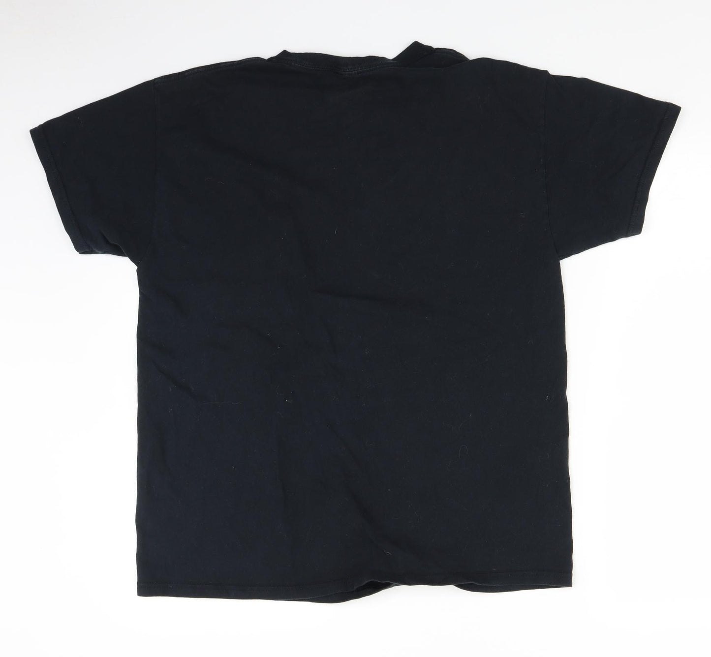 PRETTYLITTLETHING Mens Black    T-Shirt Size M