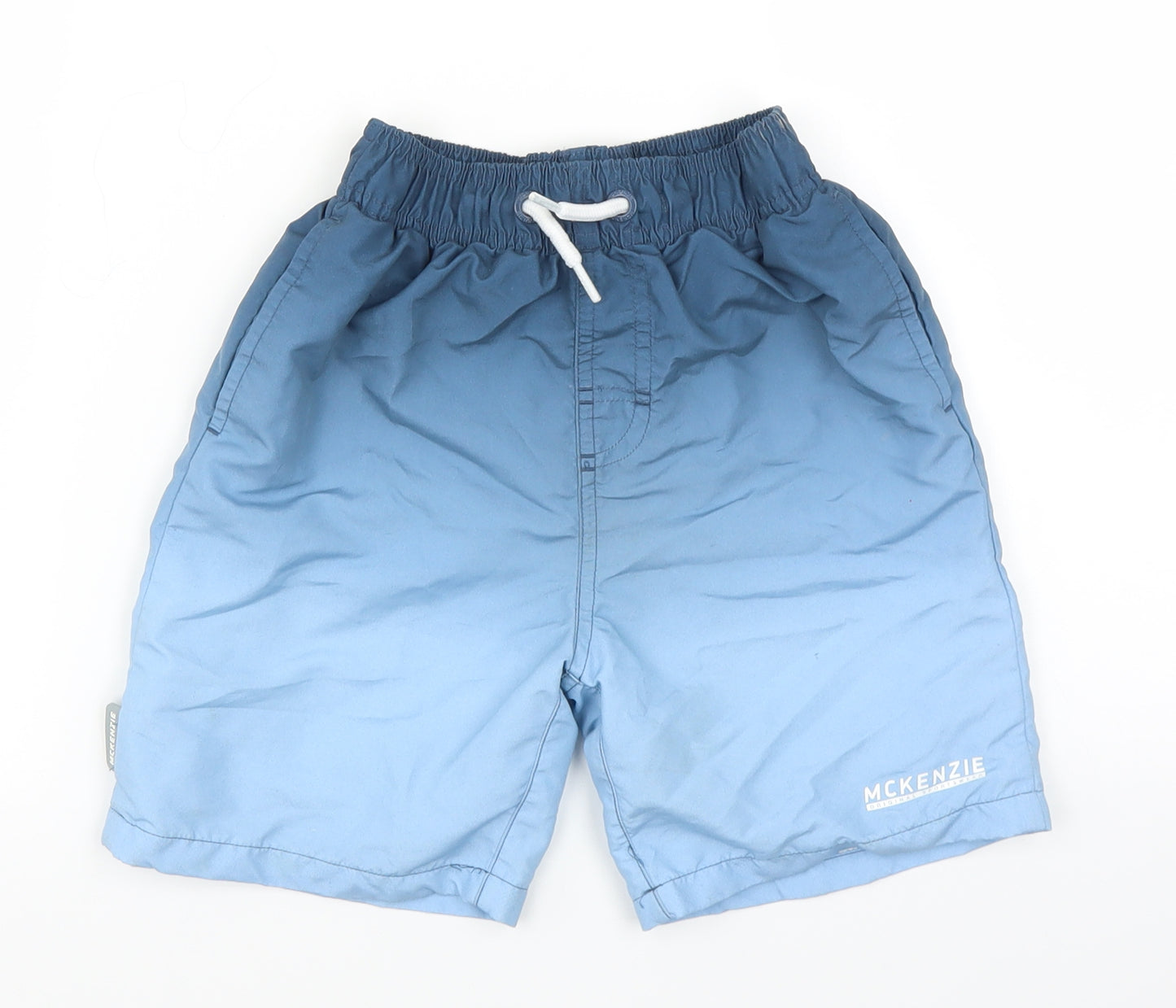 McKenzie Boys Blue   Bermuda Shorts Size 6-7 Years