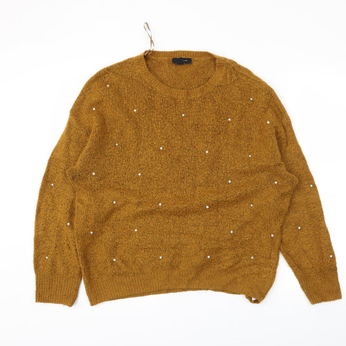 newlok Womens Brown   Pullover Jumper Size M