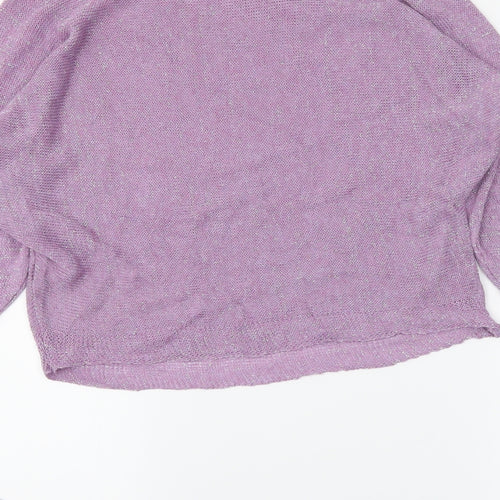 Willow Womens Purple   Pullover Jumper One Size