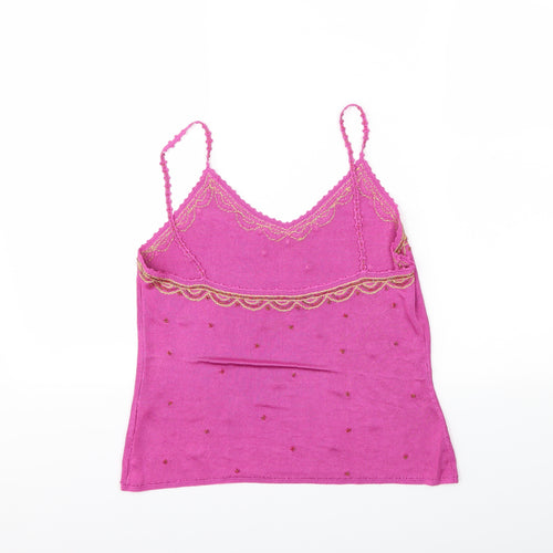M&S Womens Pink   Camisole Tank Size 14