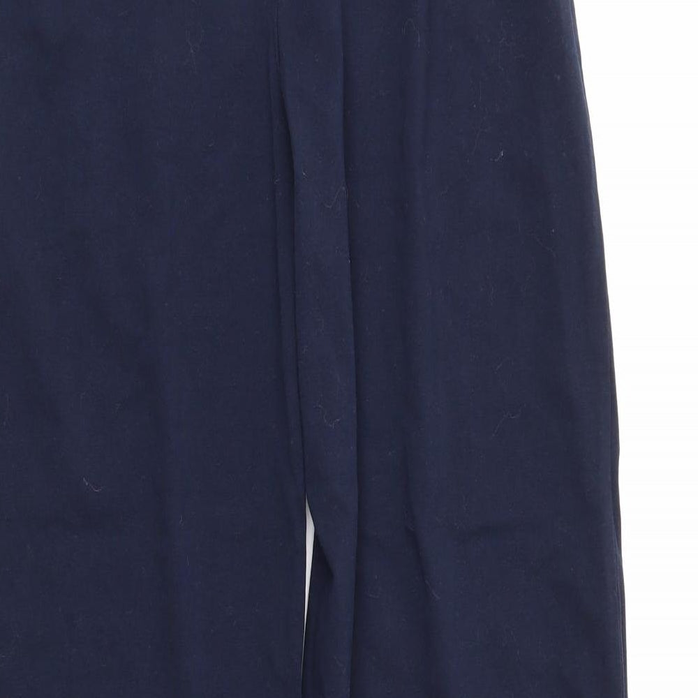 Boohoo Womens Blue   Trousers  Size 10 L32 in