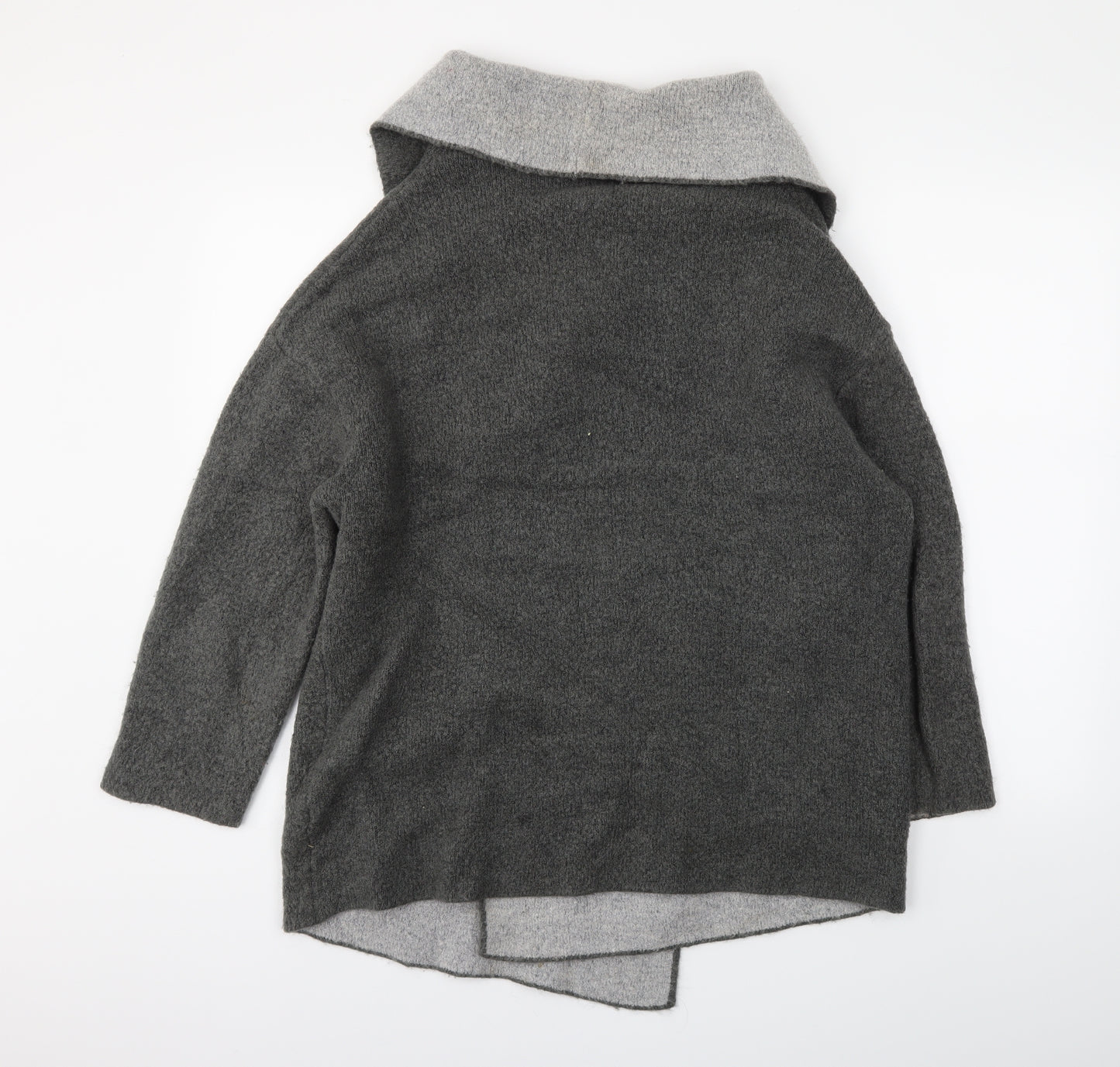 Zara Womens Grey   Cardigan Jumper Size M