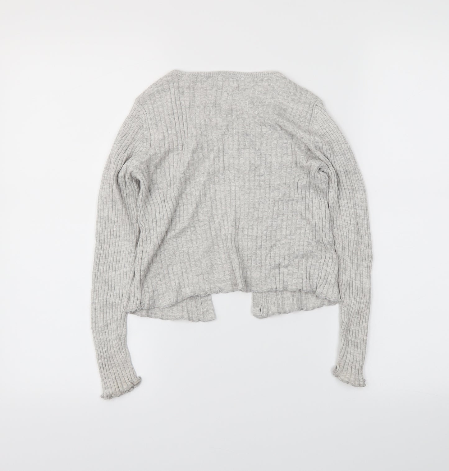 NEXT Girls Grey   Cardigan Jumper Size 8 Years