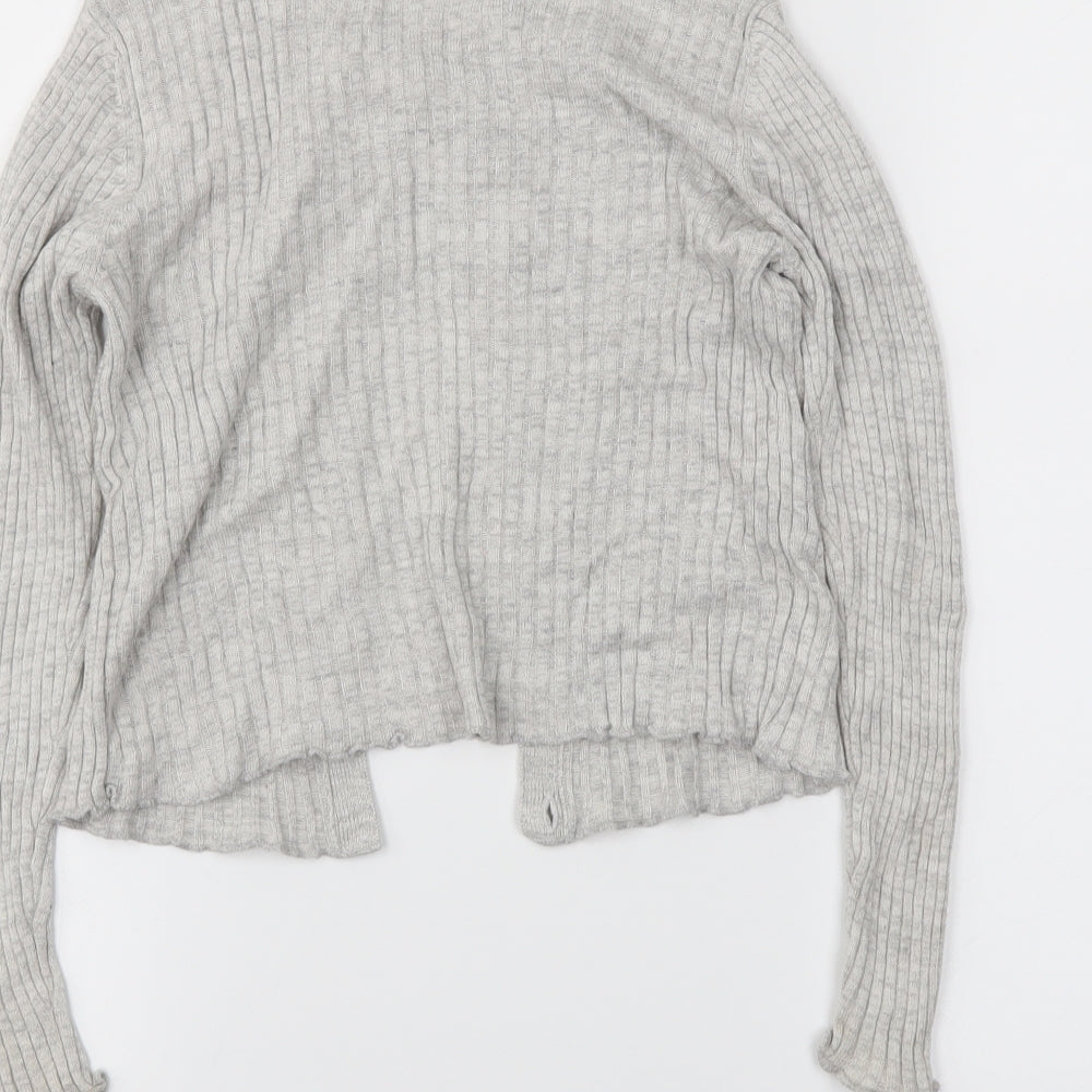 NEXT Girls Grey   Cardigan Jumper Size 8 Years