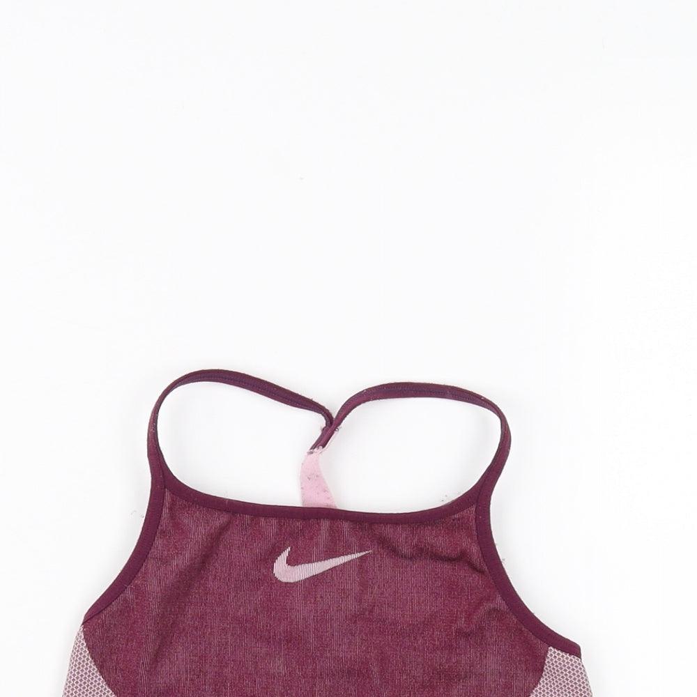 Nike Girls Purple   Cropped Tank Size L