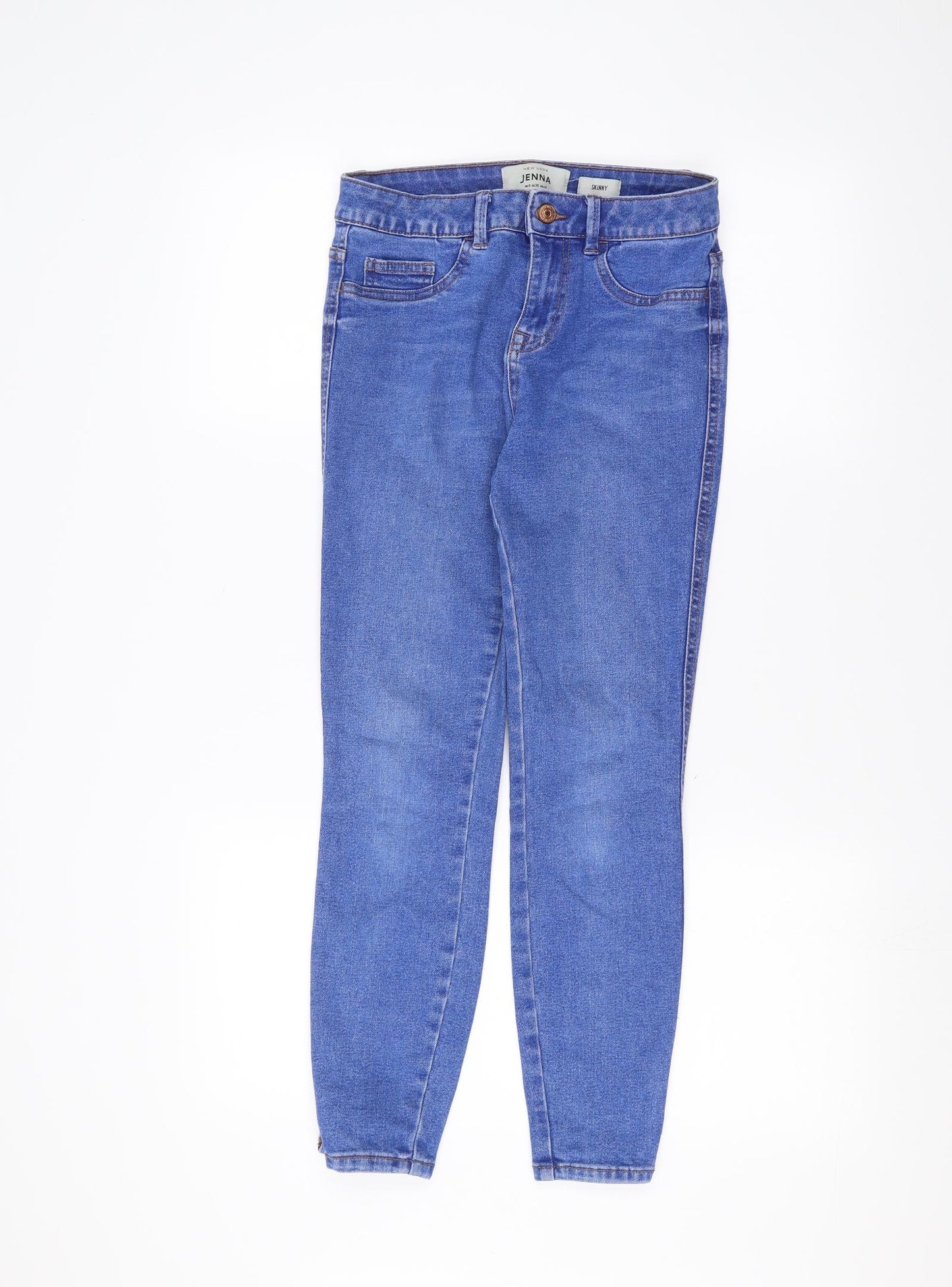 New Look Womens Blue  Denim Skinny Jeans Size 8 L24 in