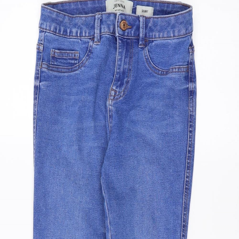 New Look Womens Blue  Denim Skinny Jeans Size 8 L24 in