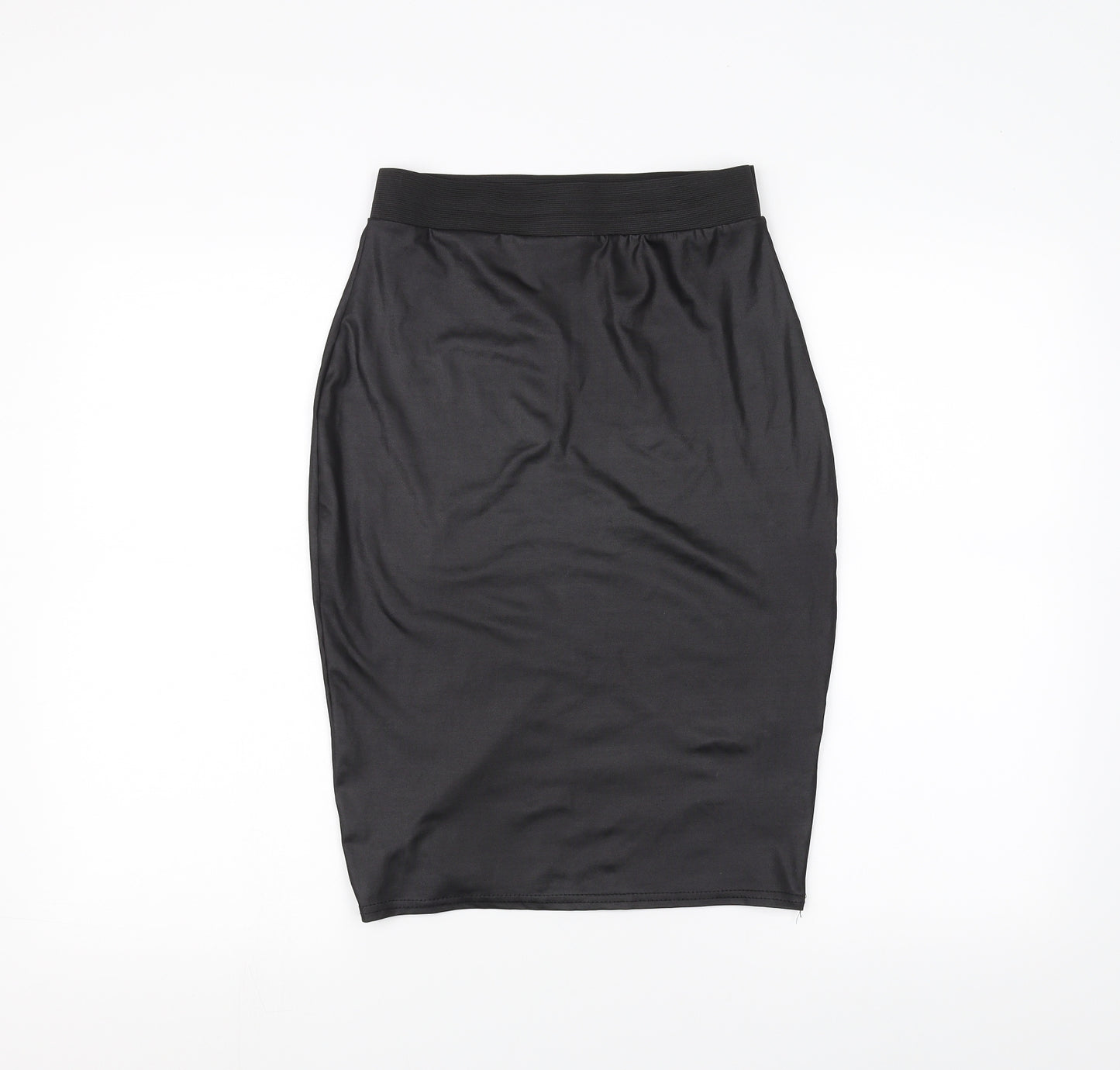 Missi London Womens Black   A-Line Skirt Size M