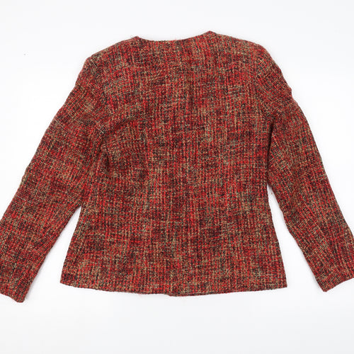 Hudson & Onslow Womens Red   Jacket  Size 10