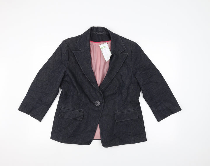 F&F Womens Blue Jacket Size 14