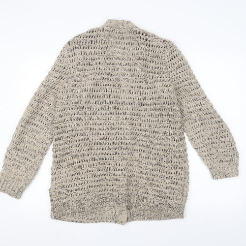 Marks and Spencer Womens White  Knit Jacket Coatigan Size 12