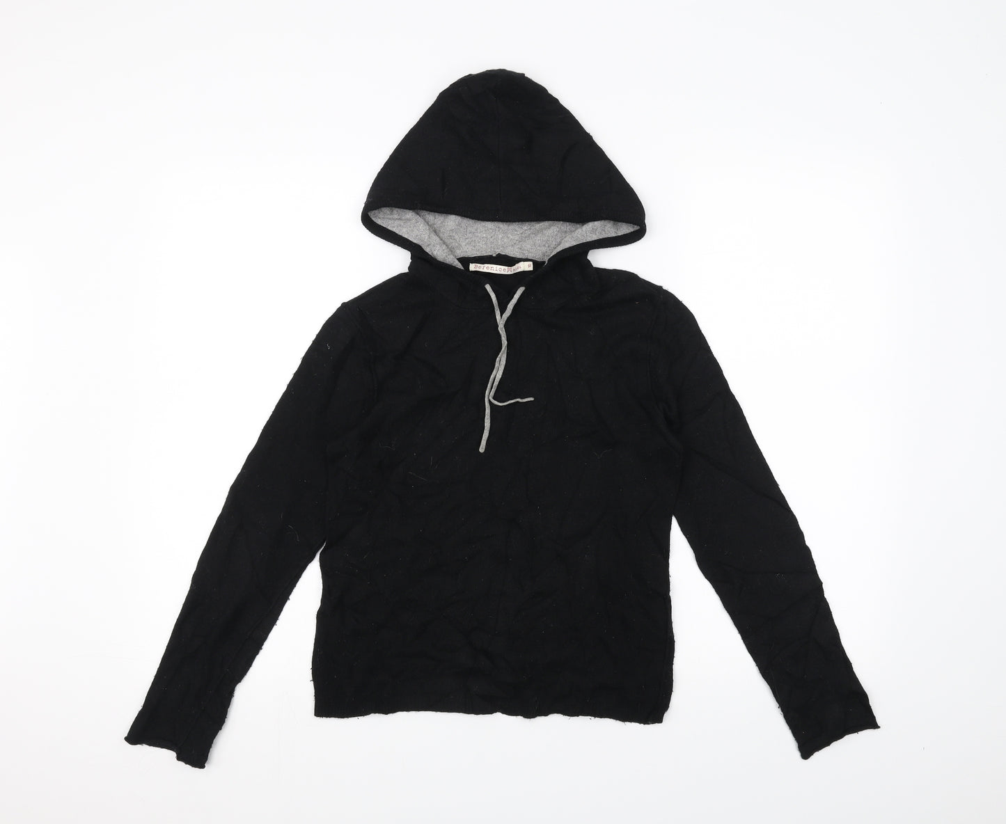 Berenice Boys Black   Pullover Hoodie Size 10 Years