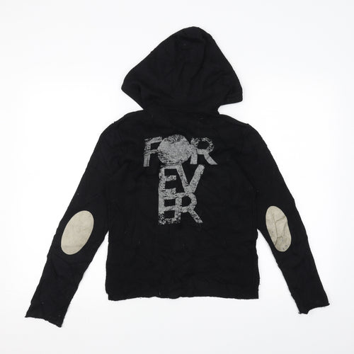 Berenice Boys Black   Pullover Hoodie Size 10 Years