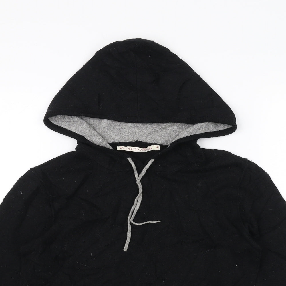 Berenice Boys Black   Pullover Hoodie Size 10 Years