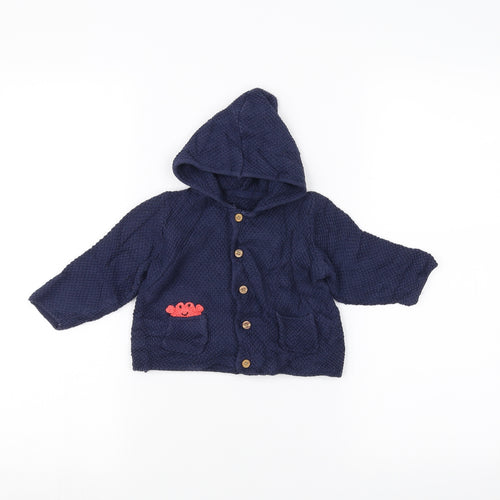 Mothercare Baby Blue   Jacket  Size 9-12 Months