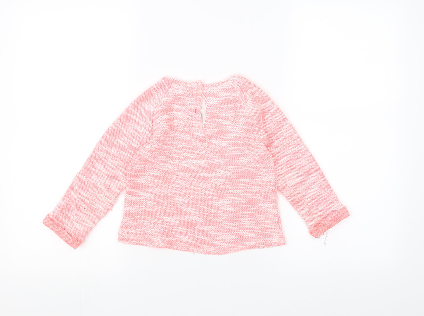 F&F Girls Pink   Pullover Jumper Size 3-4 Years