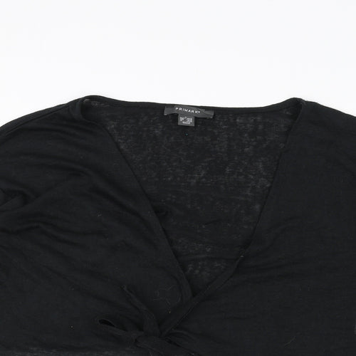 Primark Womens Black   Cardigan Jumper Size L