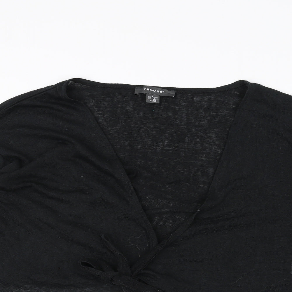 Primark Womens Black   Cardigan Jumper Size L