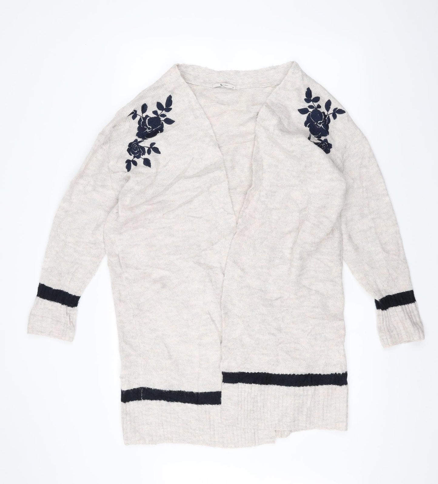 TU Womens White   Jacket Coatigan Size 16
