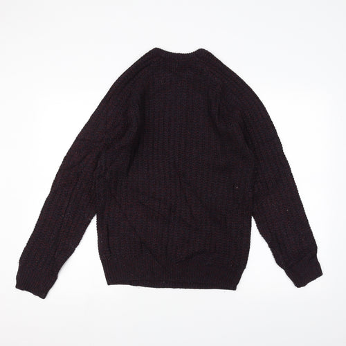 Cedar Wood State Mens Red  Knit Pullover Jumper Size XS
