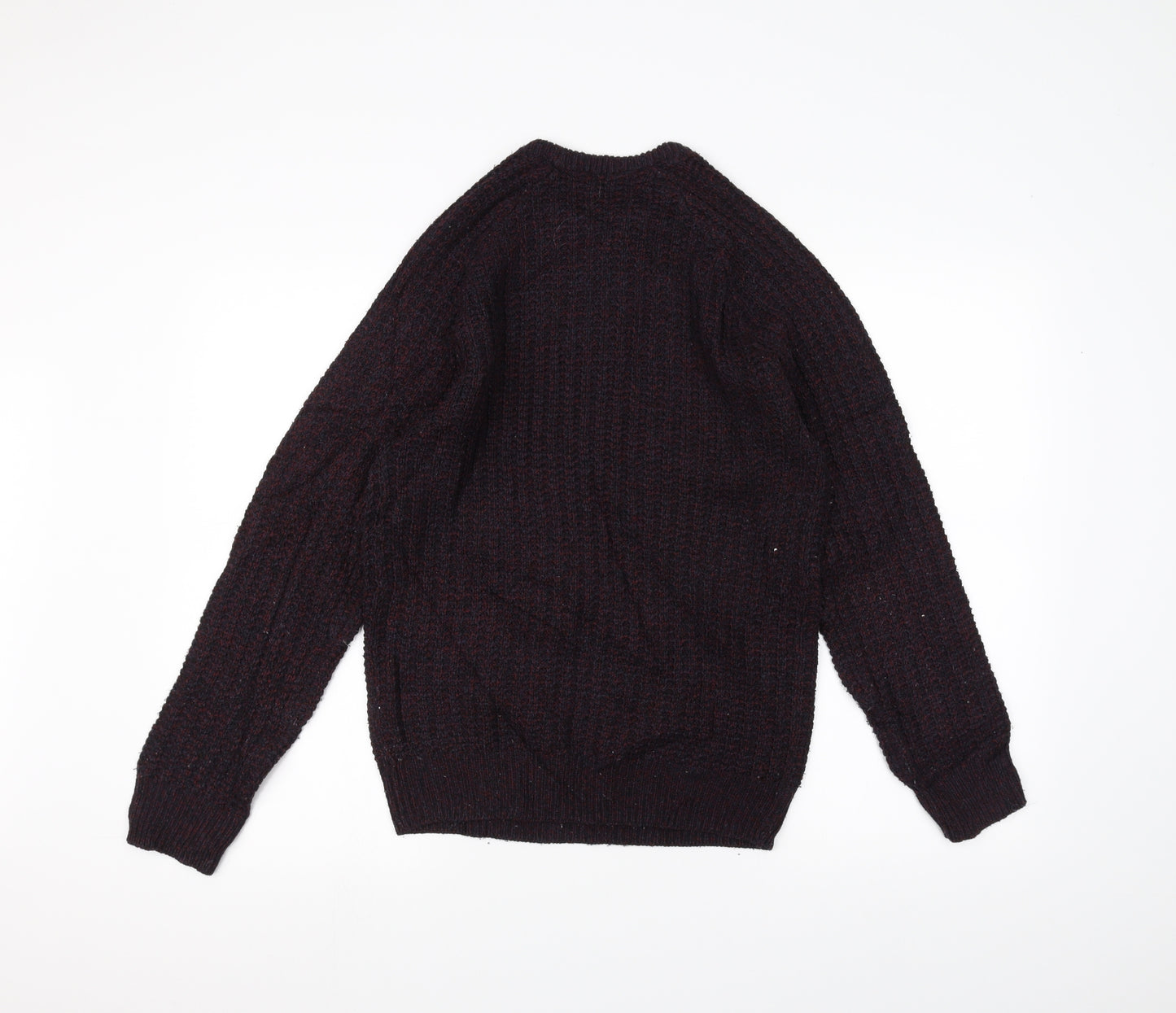 Cedar Wood State Mens Red  Knit Pullover Jumper Size XS