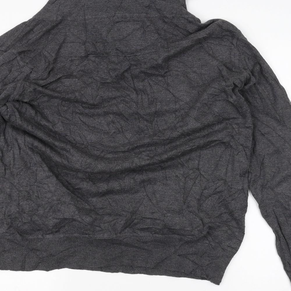 AllSaints Mens Grey   Pullover Hoodie Size XL