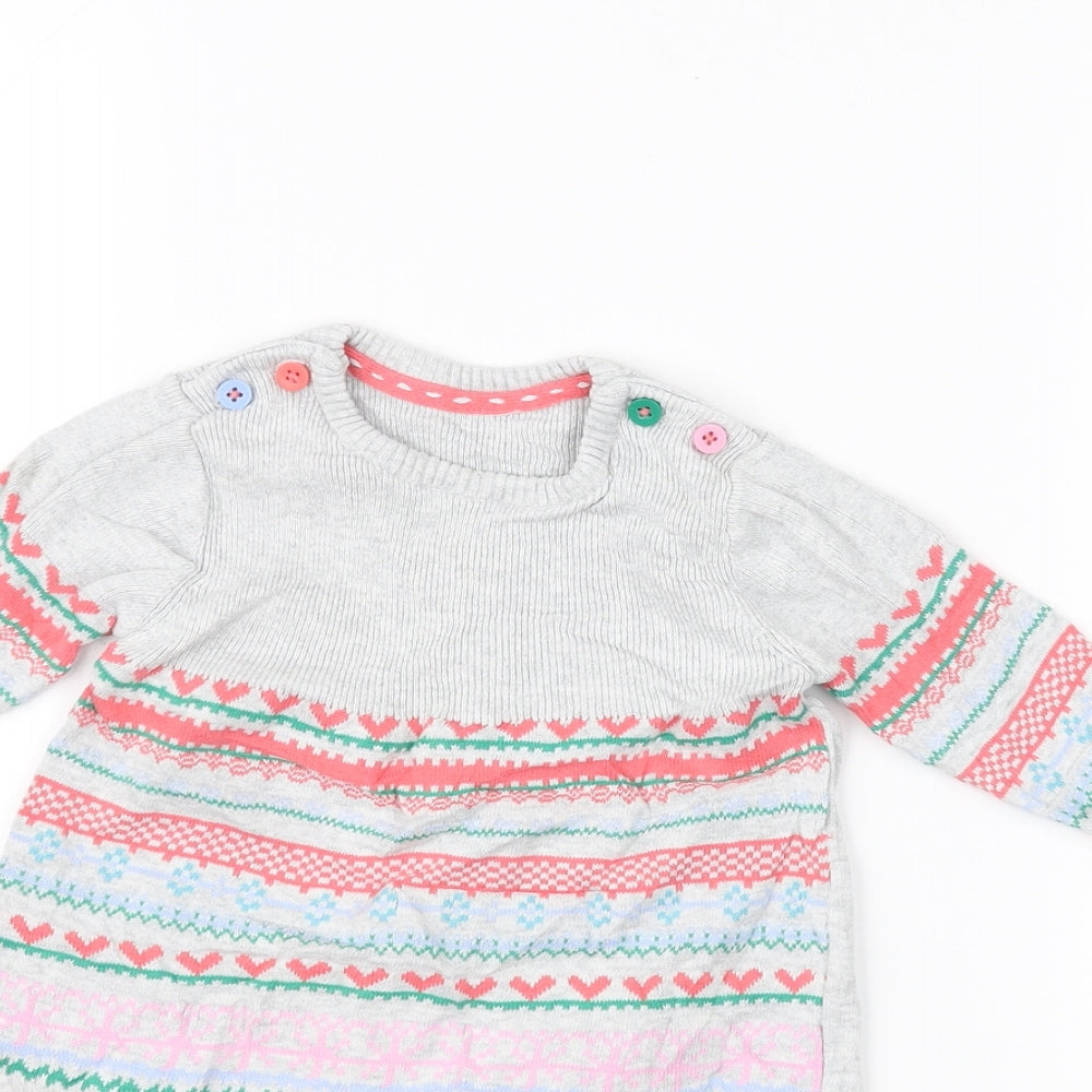 Marks and Spencer Baby Grey   Pullover Jumper Size 6-9 Months