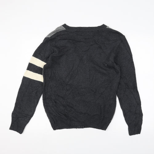 NEXT Mens Grey  Knit Jacket Coatigan Size S
