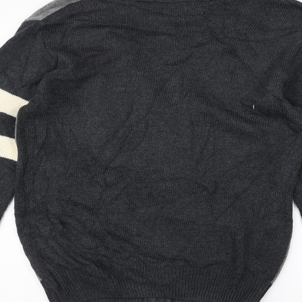 NEXT Mens Grey  Knit Jacket Coatigan Size S