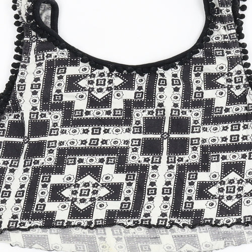 Topshop[ Womens Multicoloured Geometric  Basic Tank Size 6