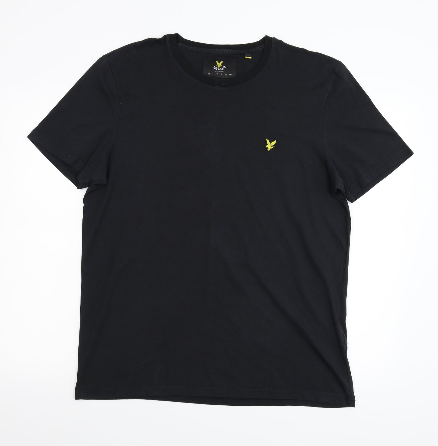 Lyle & Scott Mens Black  Flannel  T-Shirt Size XL