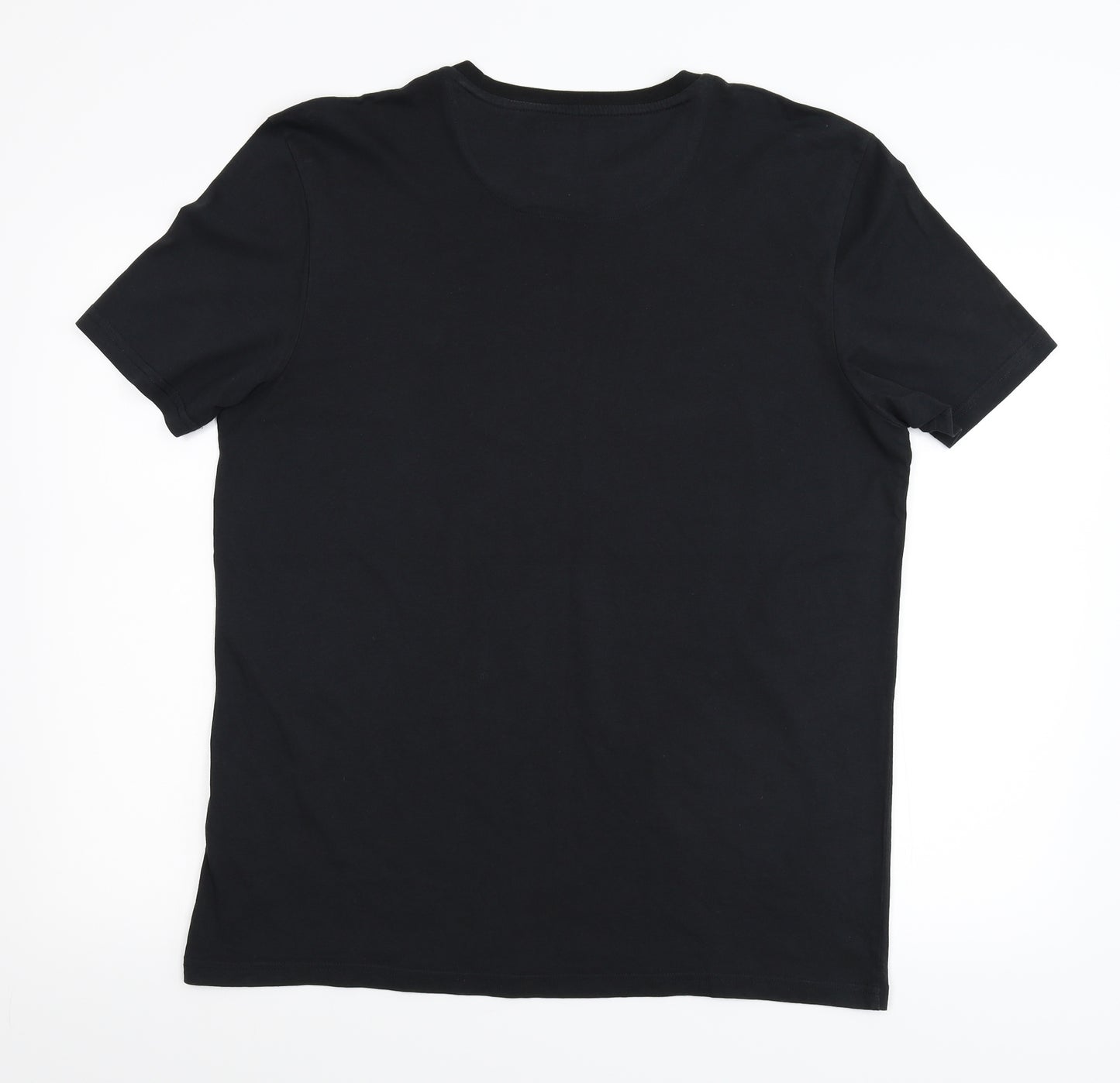 Lyle & Scott Mens Black  Flannel  T-Shirt Size XL