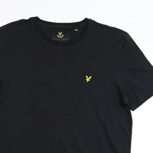 Lyle & Scott Mens Black  Flannel  T-Shirt Size XL