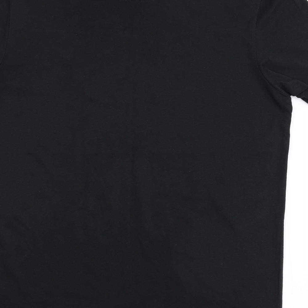 Lyle & Scott Mens Black  Flannel  T-Shirt Size XL