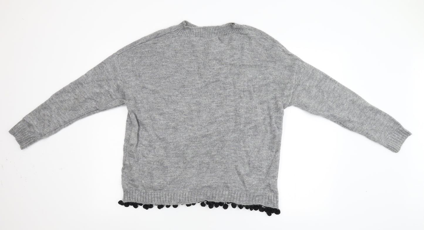 Primark Womens Grey   Pullover Jumper Size L