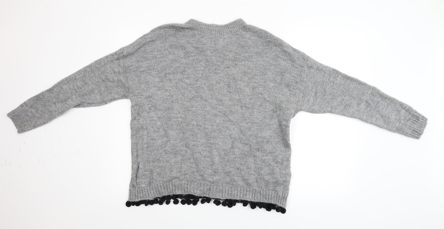 Primark Womens Grey   Pullover Jumper Size L