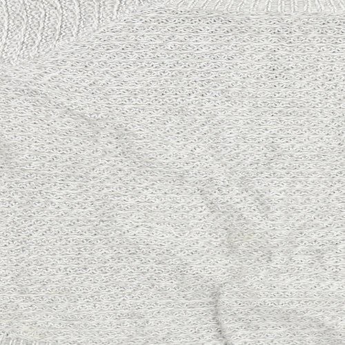 Golddigga Womens Grey  Knit Full Zip Jumper Size 8