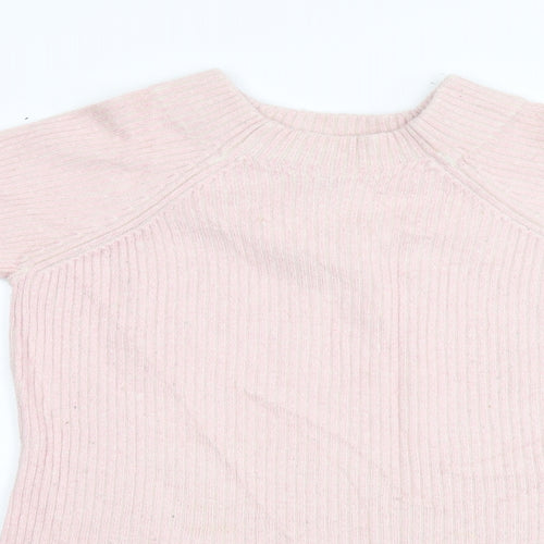H&M Womens Pink  Knit Pullover Jumper Size M