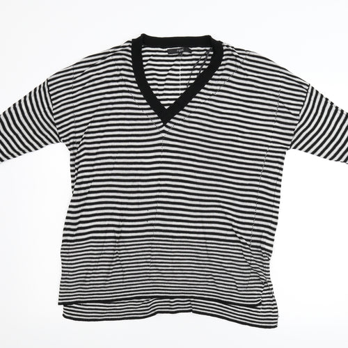 NEXT Womens Multicoloured Striped Knit Pullover Jumper Size 18