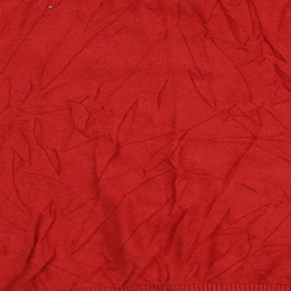 Gap Mens Red Striped Knit Pullover Jumper Size M