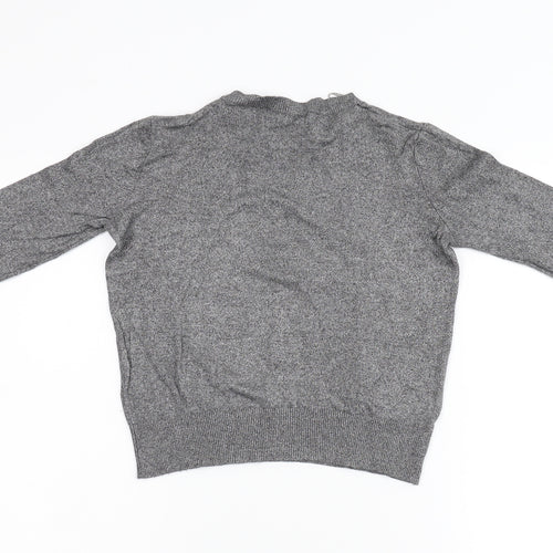 Spina Womens Grey  Knit Pullover Jumper Size XS