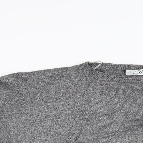 Spina Womens Grey  Knit Pullover Jumper Size XS
