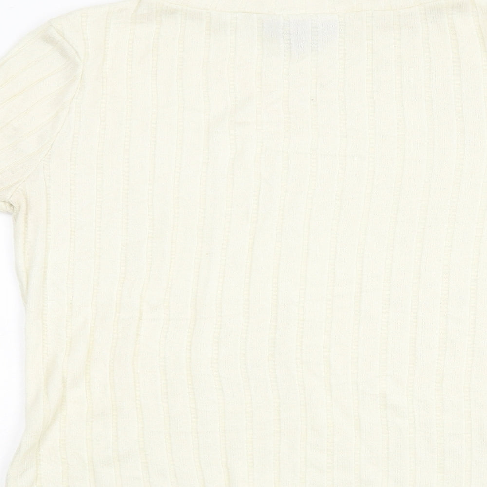 Primark Womens Beige  Knit Pullover Jumper Size S