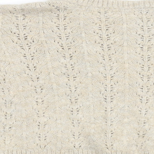 Preworn Girls Beige  Knit Pullover Jumper Size M